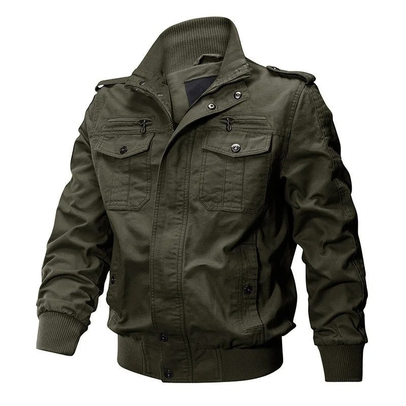 Marcus Men's Utility Zip Bomber Jacket