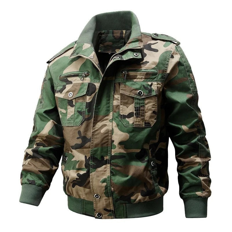 Marcus Men's Utility Zip Bomber Jacket