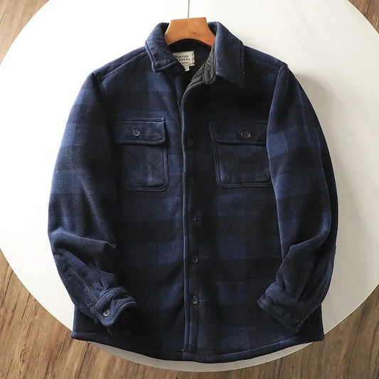 Mariel Relaxed Plaid Button-Up Shacket