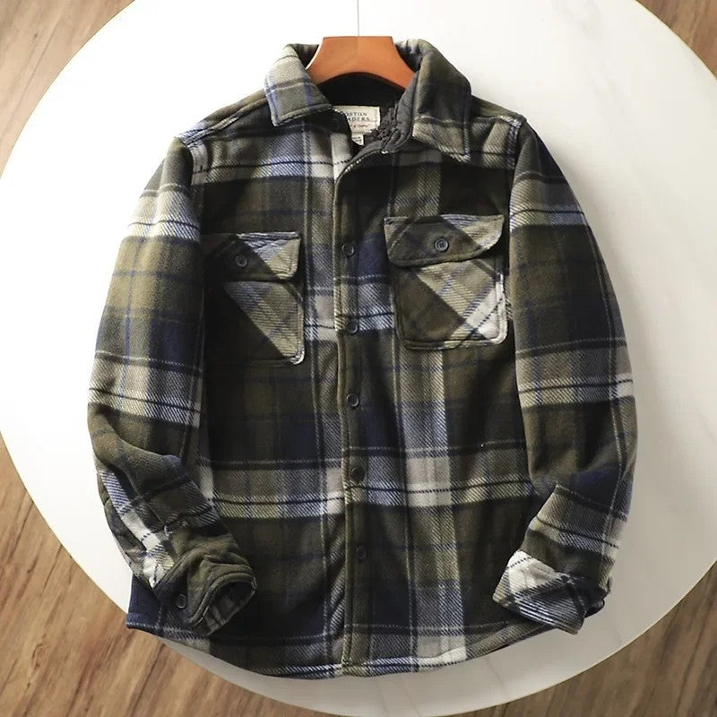 Mariel Relaxed Plaid Button-Up Shacket