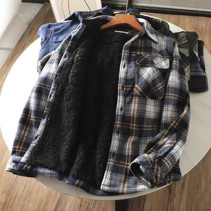 Mariel Relaxed Plaid Button-Up Shacket