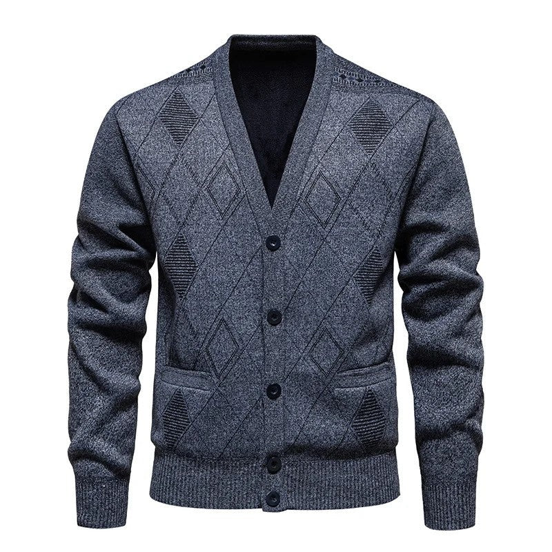 Marrix Relaxed Diamond Knit Cardigan