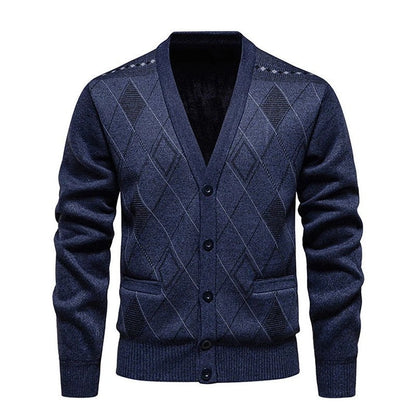 Marrix Relaxed Diamond Knit Cardigan