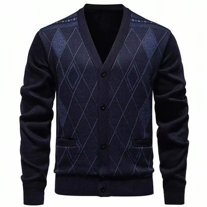 Marrix Relaxed Diamond Knit Cardigan