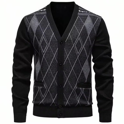 Marrix Relaxed Diamond Knit Cardigan