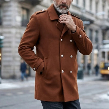 Marsten Double-Breasted Wool Overcoat