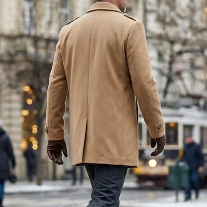 Marsten Double-Breasted Wool Overcoat