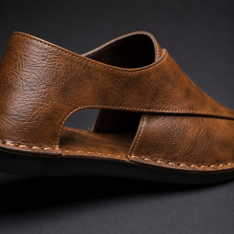Marzio Relaxed Open-Toe Slip Sandals