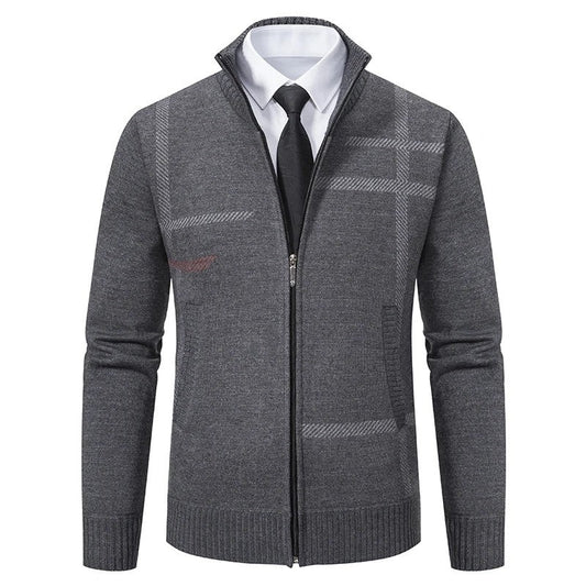 Matteo Modern Zip Knit Cardigan