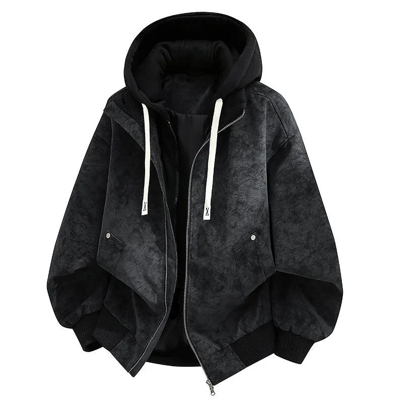 Matthew Men's Relaxed Hooded Bomber Jacket