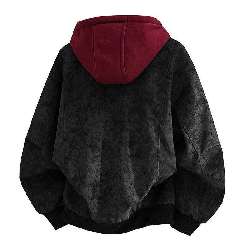 Matthew Men's Relaxed Hooded Bomber Jacket