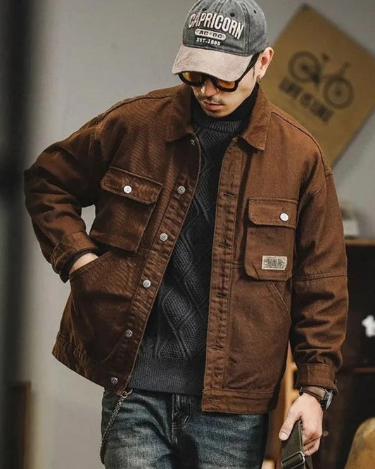 Mavion Relaxed Utility Workwear Jacket