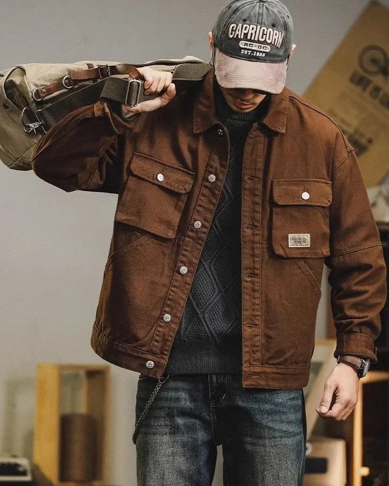 Mavion Relaxed Utility Workwear Jacket