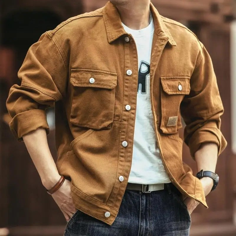 Mavion Relaxed Utility Workwear Jacket