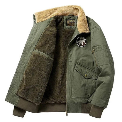 Miles Men's Sherpa Lined Bomber Jacket