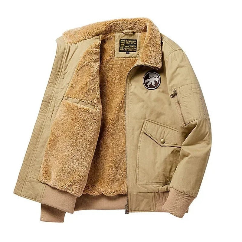 Miles Men's Sherpa Lined Bomber Jacket