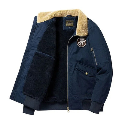 Miles Men's Sherpa Lined Bomber Jacket