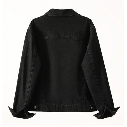 Mirelle Relaxed Cropped Denim Jacket