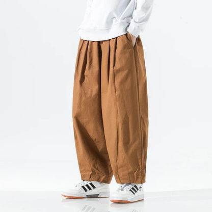 Mirello Relaxed Pleated Wide-Leg Pants
