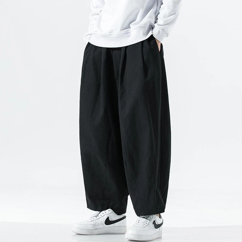 Mirello Relaxed Pleated Wide-Leg Pants