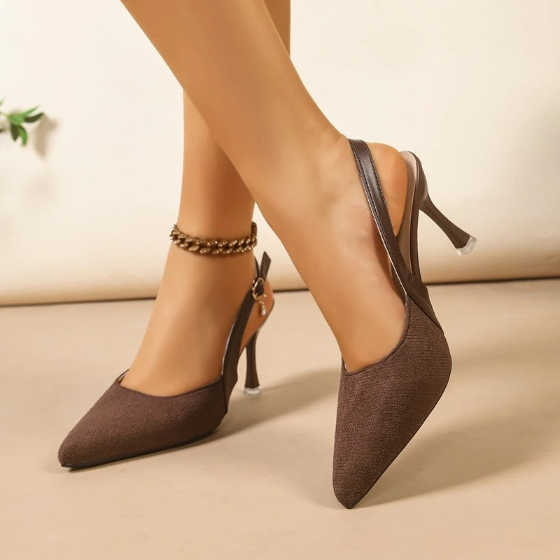 Mirena Slingback Stiletto Pointed Heels