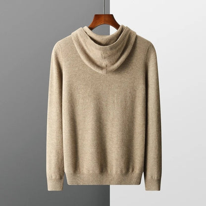 Olivaro Relaxed Knit Hooded Pullover