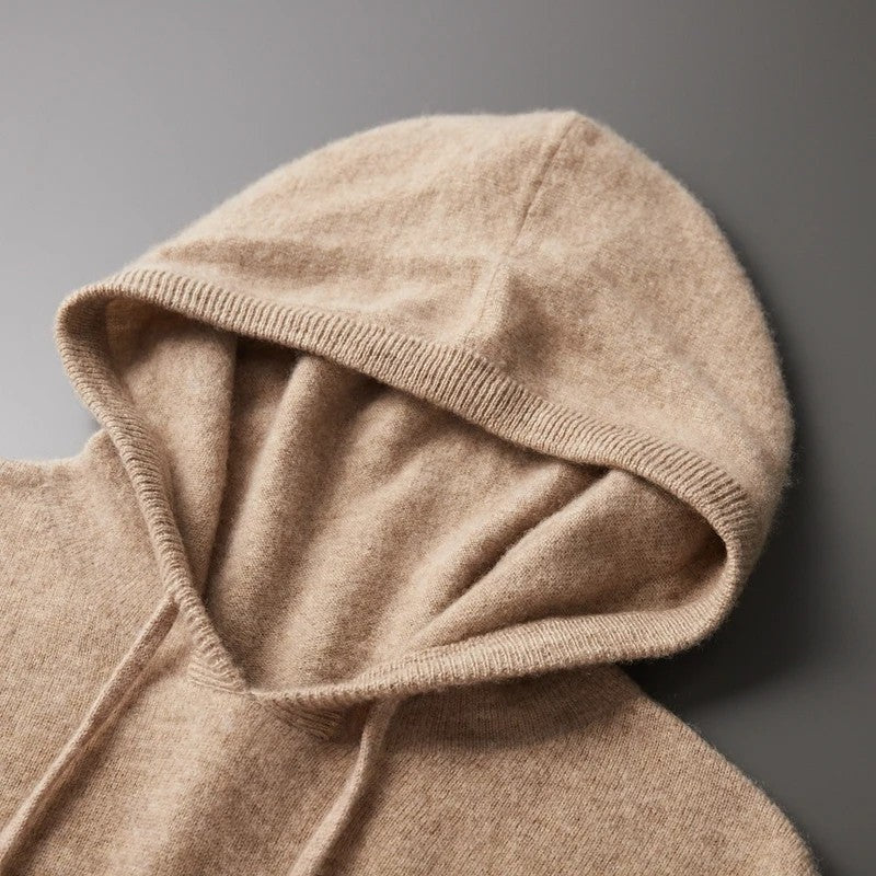 Olivaro Relaxed Knit Hooded Pullover