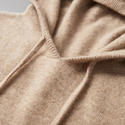 Olivaro Relaxed Knit Hooded Pullover