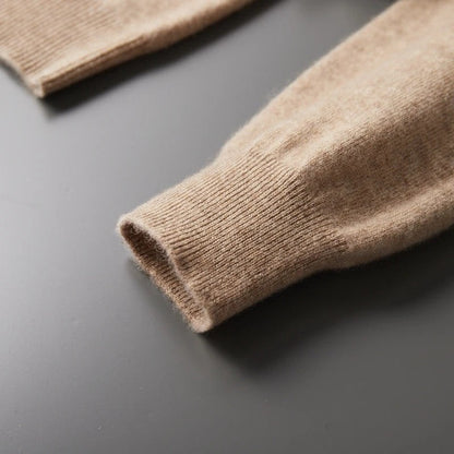 Olivaro Relaxed Knit Hooded Pullover