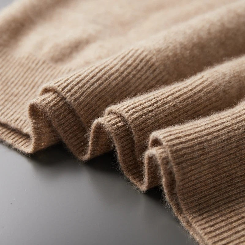 Olivaro Relaxed Knit Hooded Pullover