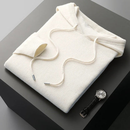 Olivaro Relaxed Knit Hooded Pullover