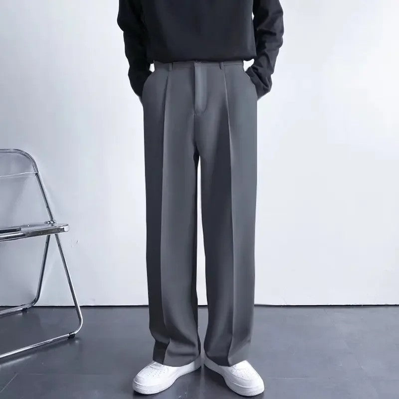 Ondine Relaxed Pleated Wide-Leg Trousers