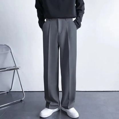Ondine Relaxed Pleated Wide-Leg Trousers