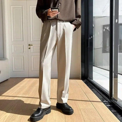 Ondine Relaxed Pleated Wide-Leg Trousers