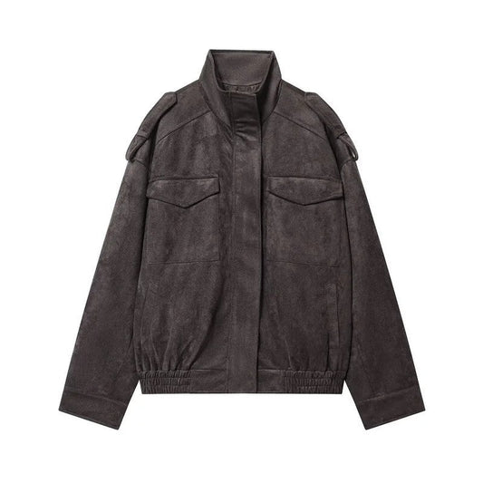 Orla Relaxed Utility Bomber Jacket