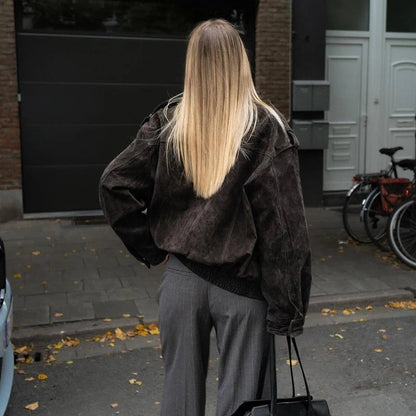 Orla Relaxed Utility Bomber Jacket