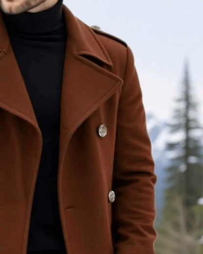 Orsola Double-Breasted Wool Overcoat
