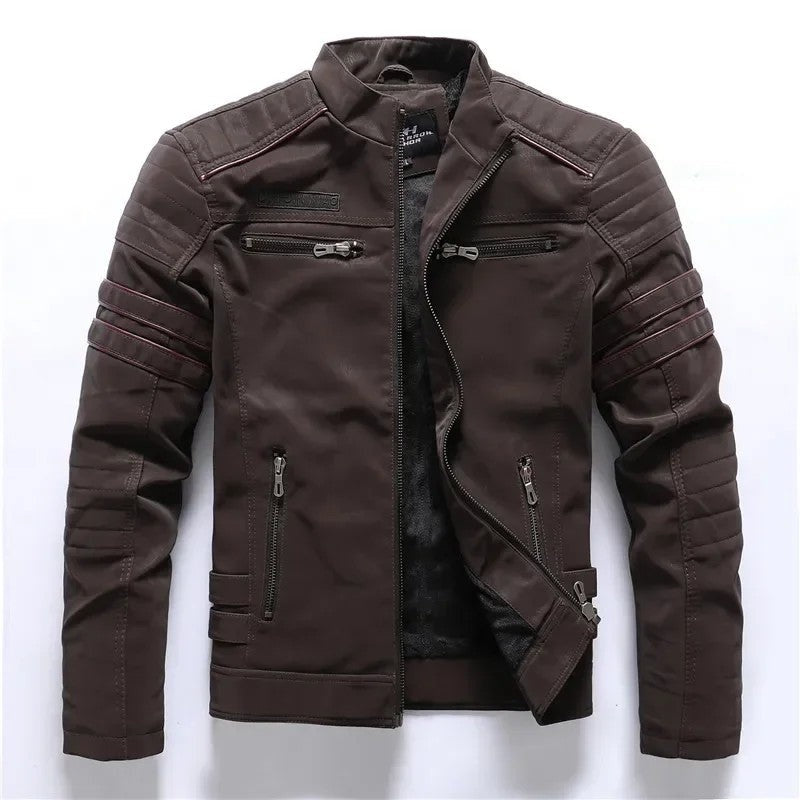 Rastin Moto Quilted Biker Jacket