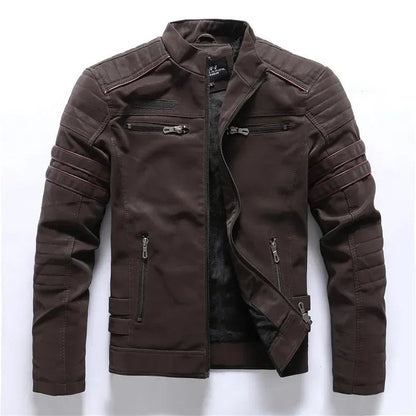 Rastin Moto Quilted Biker Jacket