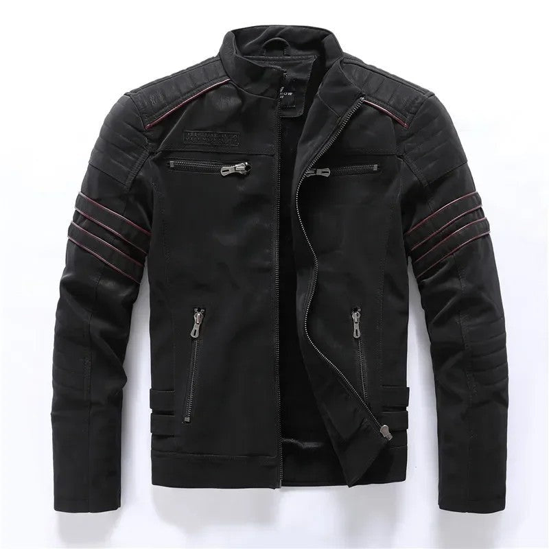Rastin Moto Quilted Biker Jacket
