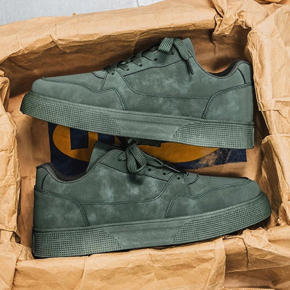 Ravino Low-Top Suede Court Sneakers