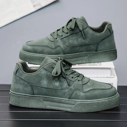 Ravino Low-Top Suede Court Sneakers