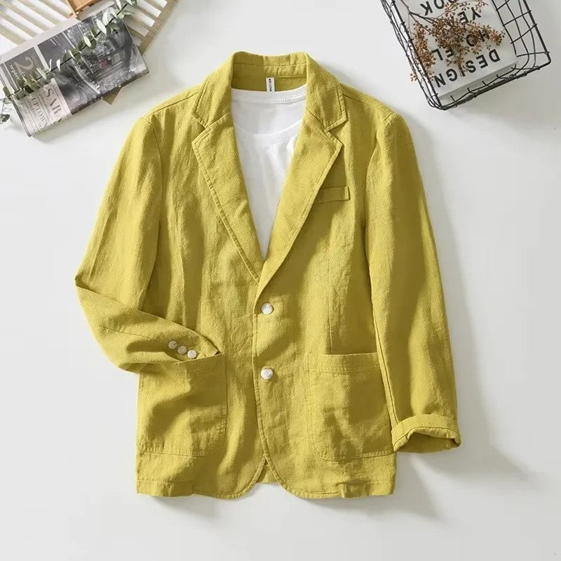 Renard Relaxed Lightweight Linen Blazer