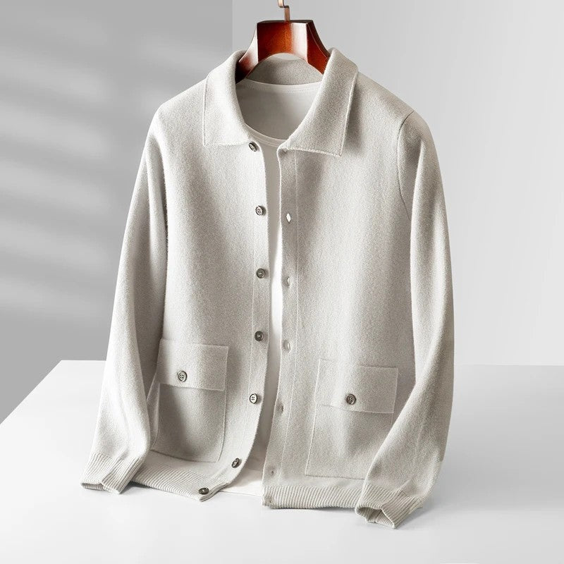Renardis Relaxed Knit Button-Up Cardigan