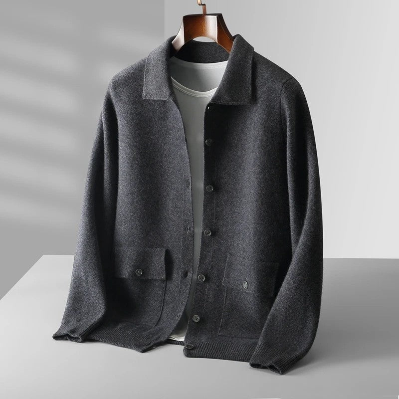 Renardis Relaxed Knit Button-Up Cardigan