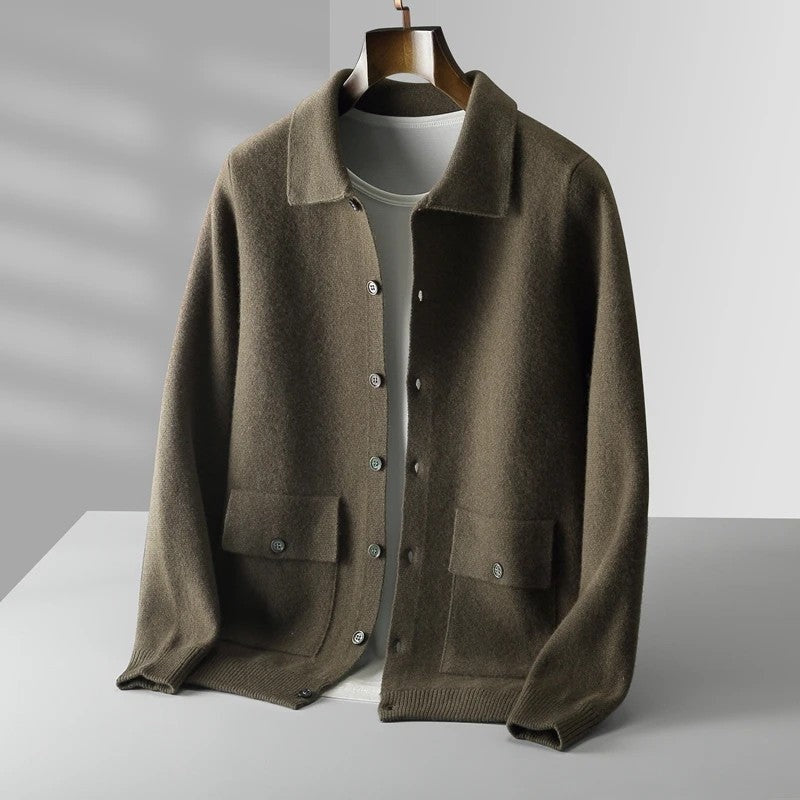 Renardis Relaxed Knit Button-Up Cardigan