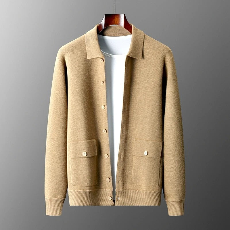 Renardis Relaxed Knit Button-Up Cardigan