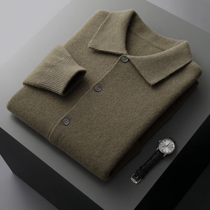 Renardis Relaxed Knit Button-Up Cardigan