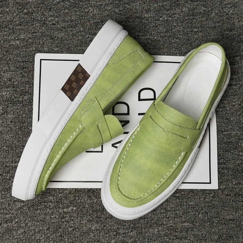 Renaro Casual Canvas Slip-On Loafer