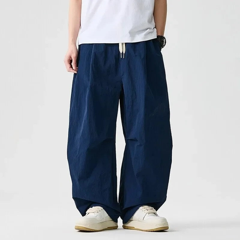 Renlo Relaxed Drawstring Wide-Leg Pants
